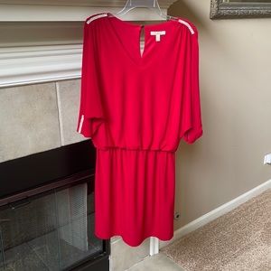 Red Dress with Rhinestones